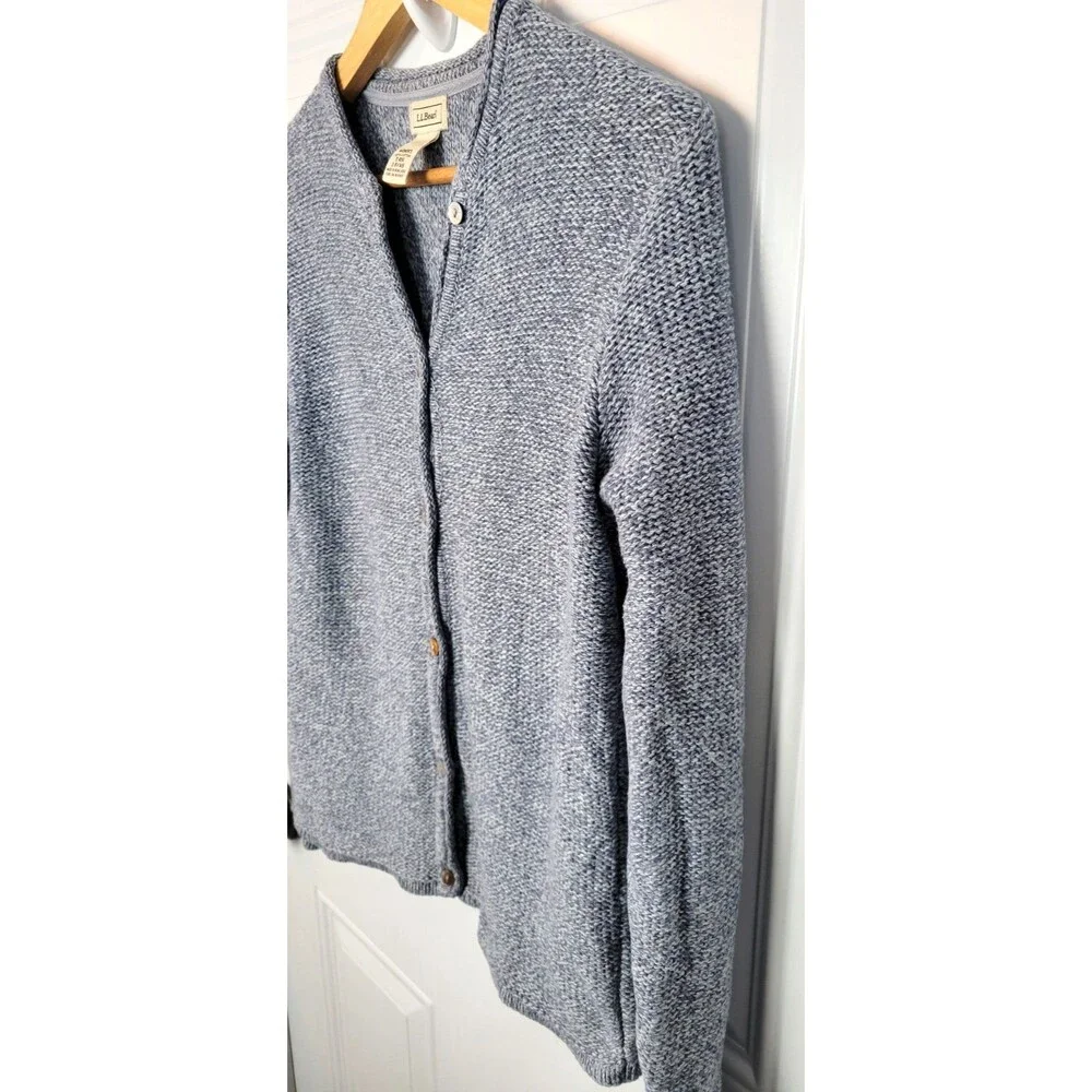 L.L. Beans Womens Knit Cardigan Sweater Size S